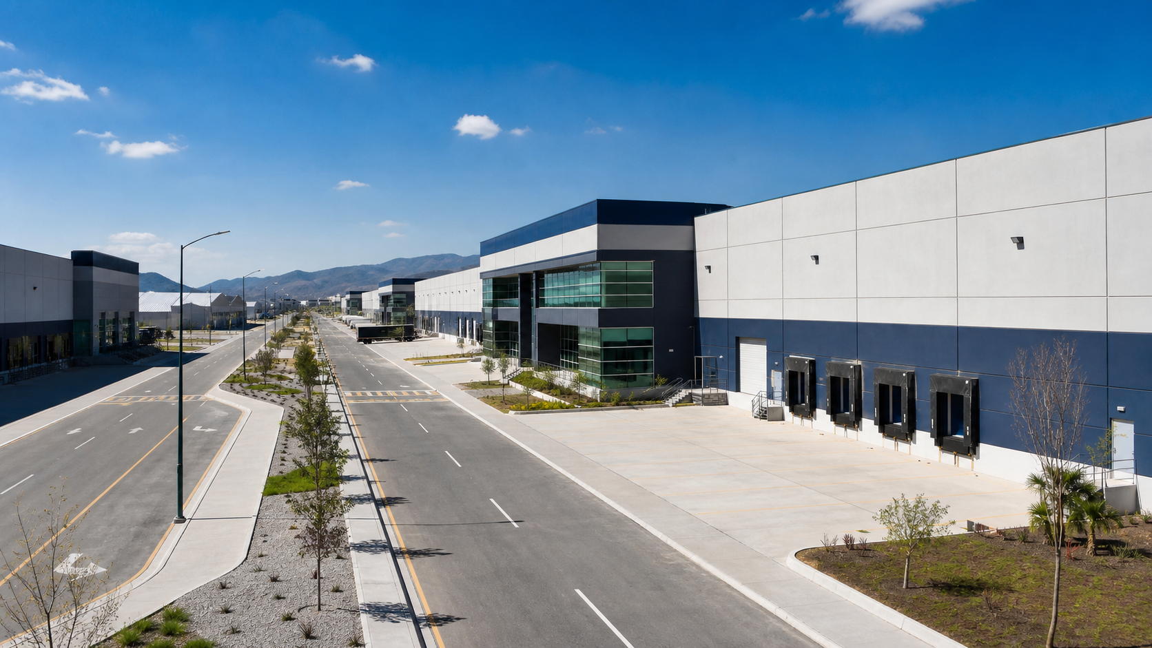Imagen editorial de referencia de vialidades industriales para empresas que evalúan instalarse en Leon